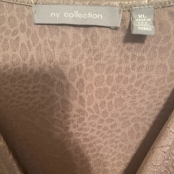 Gold Leopard Print Top - Picture 4 of 6